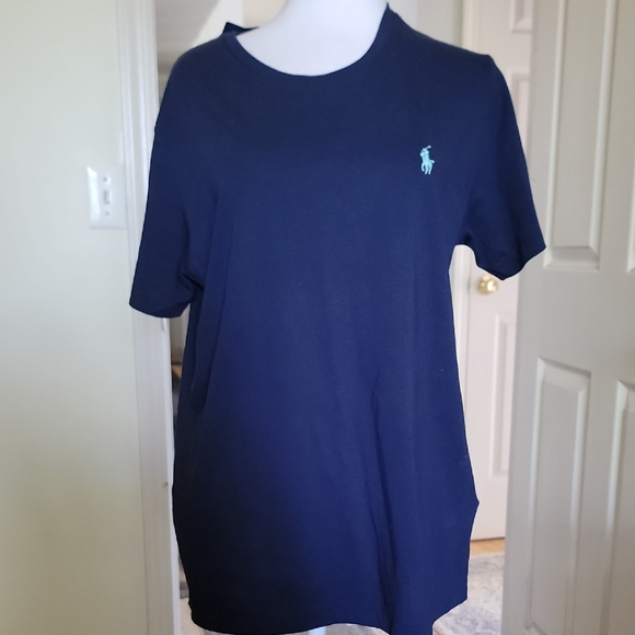 ralph Listen sport Navy Blue T-Shirt with Logo - Picture 1 of 8
